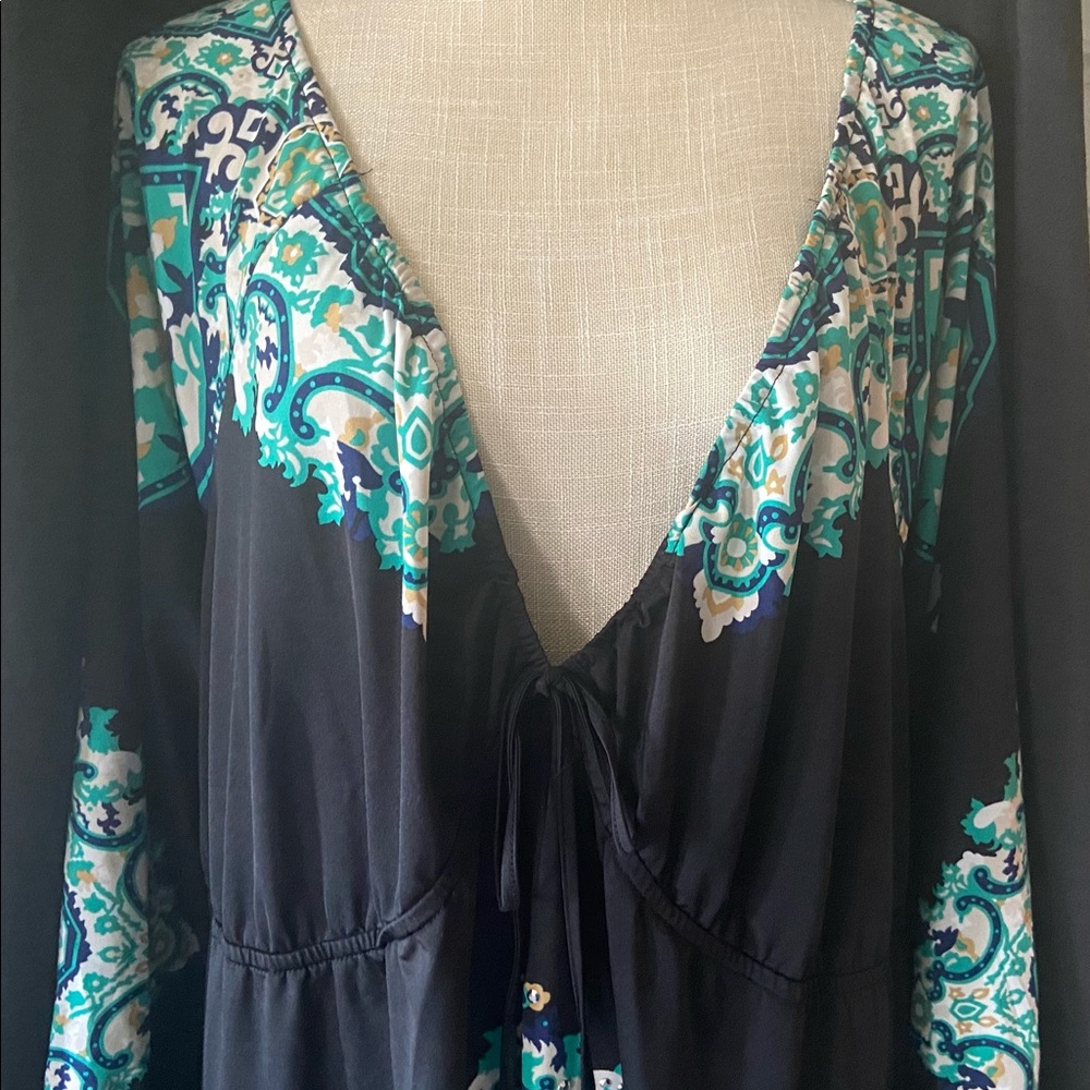 INC International concepts with green and blue designs